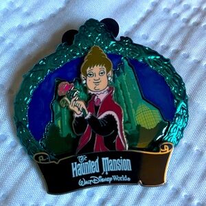 The Haunted Mansion Disney Parks Limited Edition Trading Pin 2000 Lady with Rose